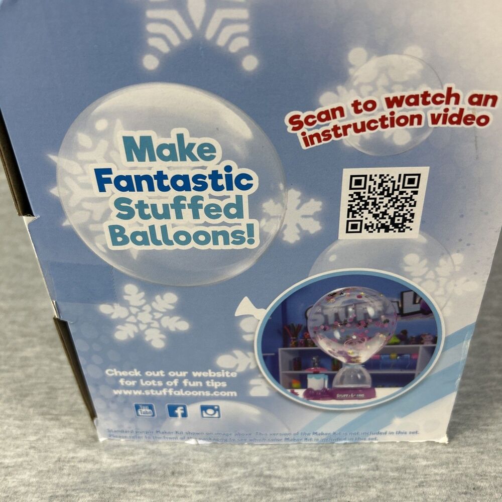 2! - Goodmark Stuffaloons Snow Globe Maker Kit Value Sets Penguin And Snowman! - Picture 16 of 16